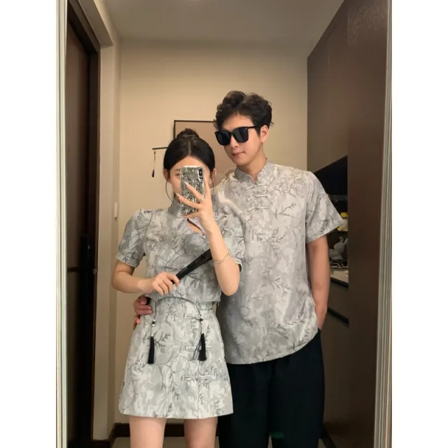 Summer New Suit Variegated Cheongsam Women's Short Sleeve Women'S Top - Shop at LoveMi
