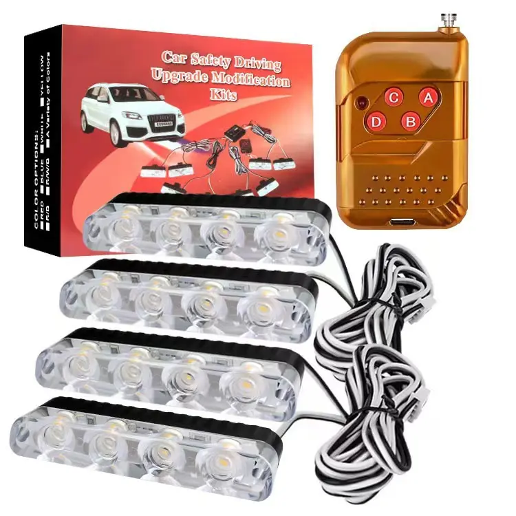 Wireless Remote Control Four-in-one 16LED Car Light