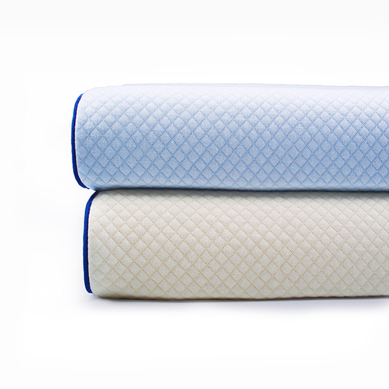 Wavy Neck-support Memory Foam Pillow That Slowly Returns To Shape And Doesnt Collapse