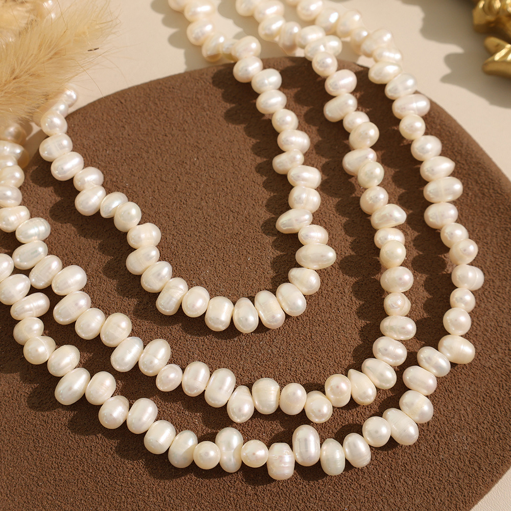High Sense Ornament Vintage Natural Pearl Necklace