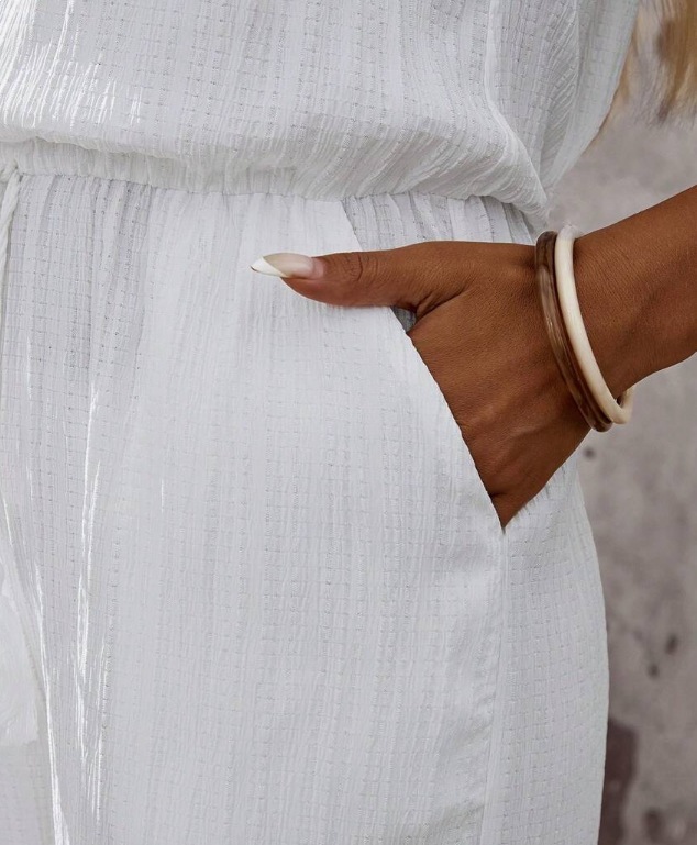 Tasseled Lace-up Pocketed Wide-leg Casual Jumpsuit For Women 12 59b9ce94 07f5 4368 8845 e8cfcf227e3b