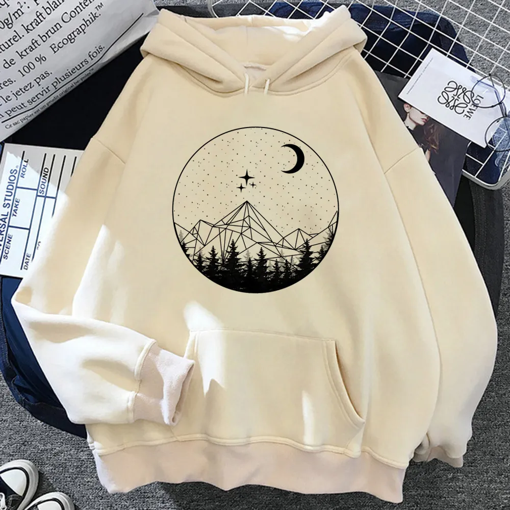 Acotar Hoodies Women Japanese Gothic Aesthetic Hood Female - 5Style-Xl