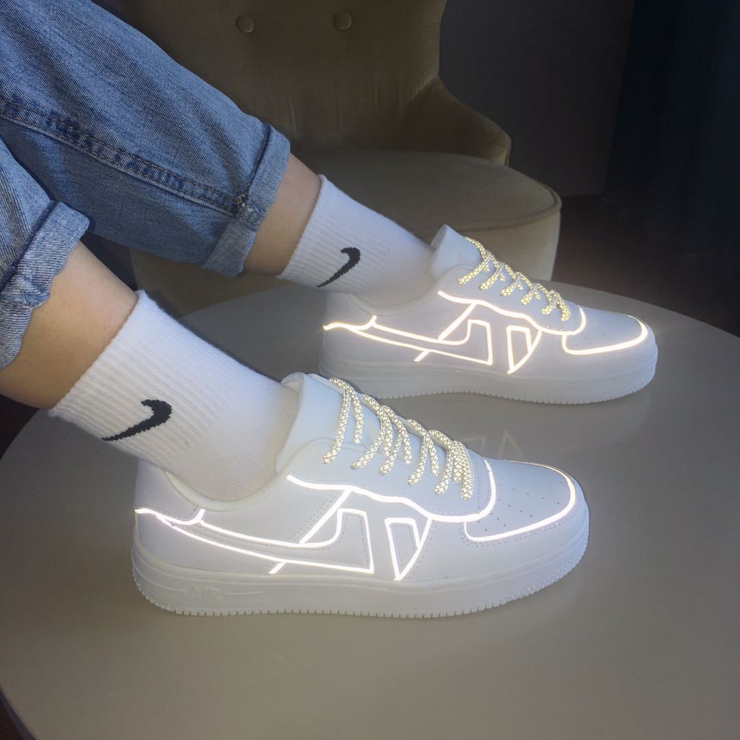 Title 7, Reflecterende Witte Schoenen voor Heren en Dame...