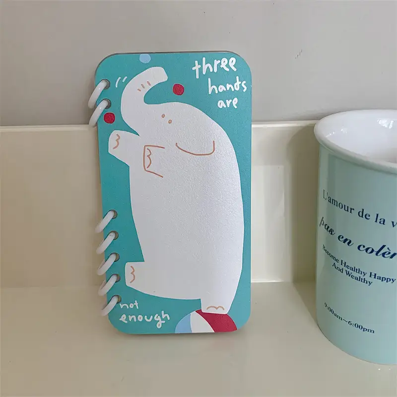 Notebook Elephant Cotton Rabbit Phone Case