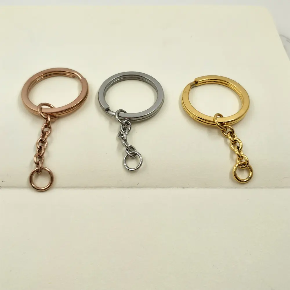 Diy Keychain Stainless Steel Multi-section Chain