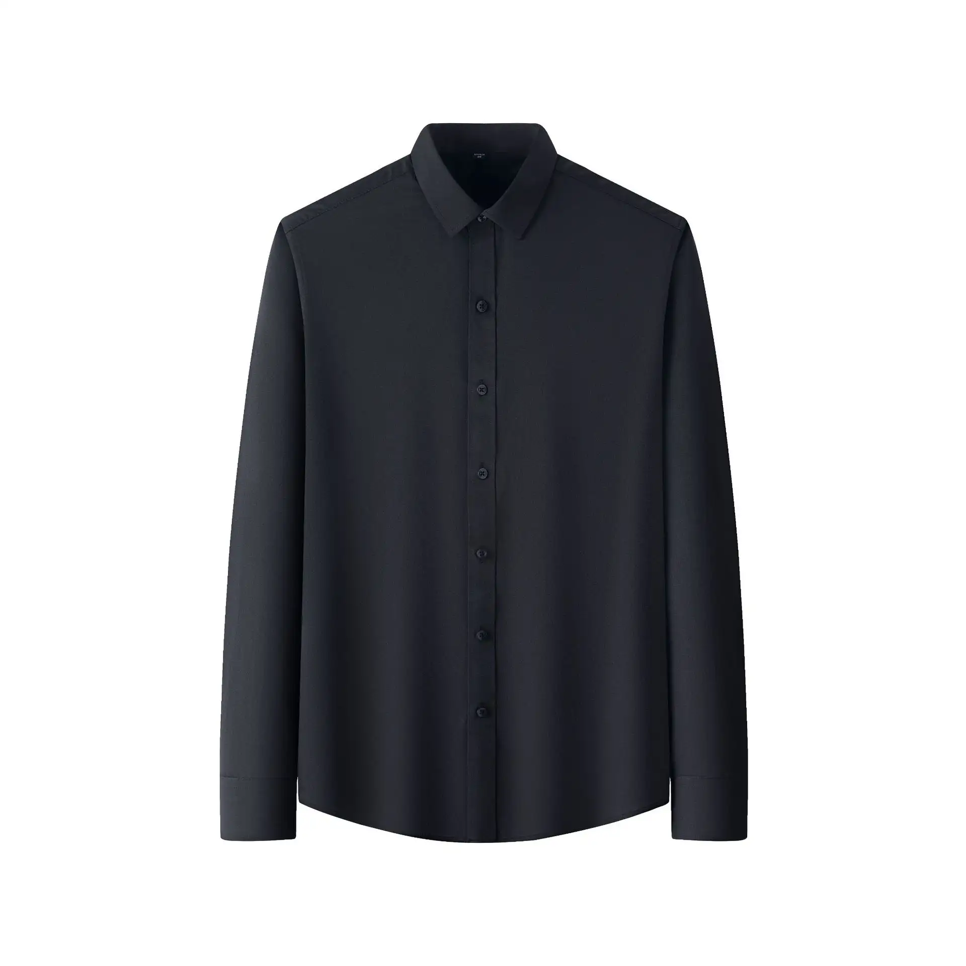 Plus Size Full Elastic Force Shirt Men's Long Sleeve