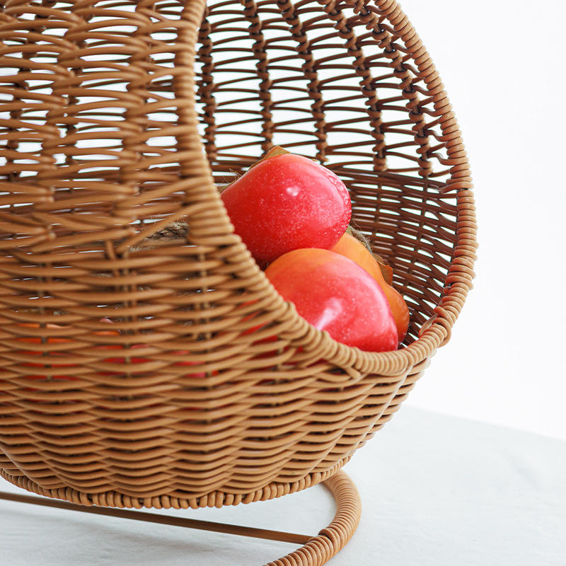 Woven Hanging Fruit Basket, picture 1 of 4
