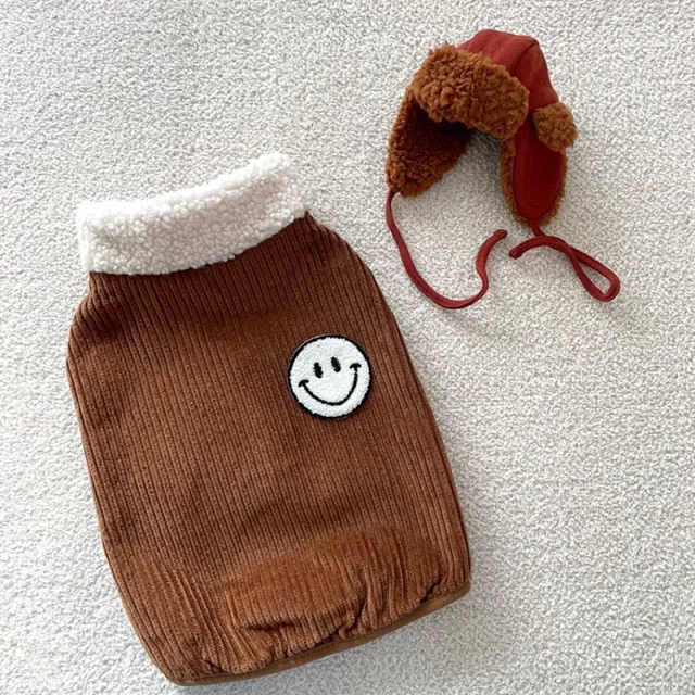 Bixin Pet Coat Small Puppies Cat And Dog Clothes Clothing Brown - Shop at LoveMi