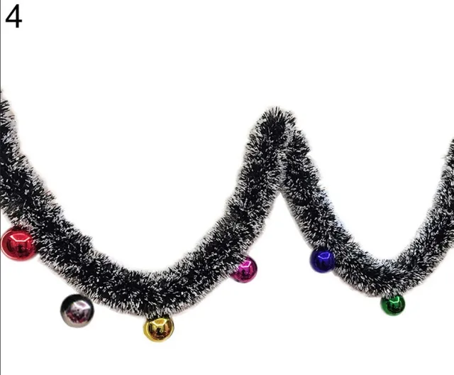 2 M Long Dark Green White Edge Christmas Snowflake Wool Tops Kindergarten Mall Suspended Ceiling Decoration Christmas Color Bar Garland Dark Gree... Dark Green And White Color - Shop at LoveMi