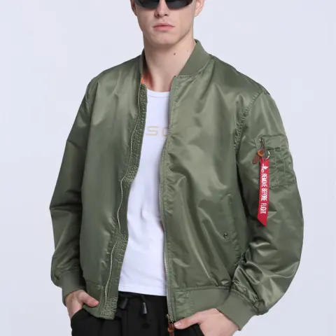 Men's Sports Casual Stand Collar Air Force MA1 Pilot
