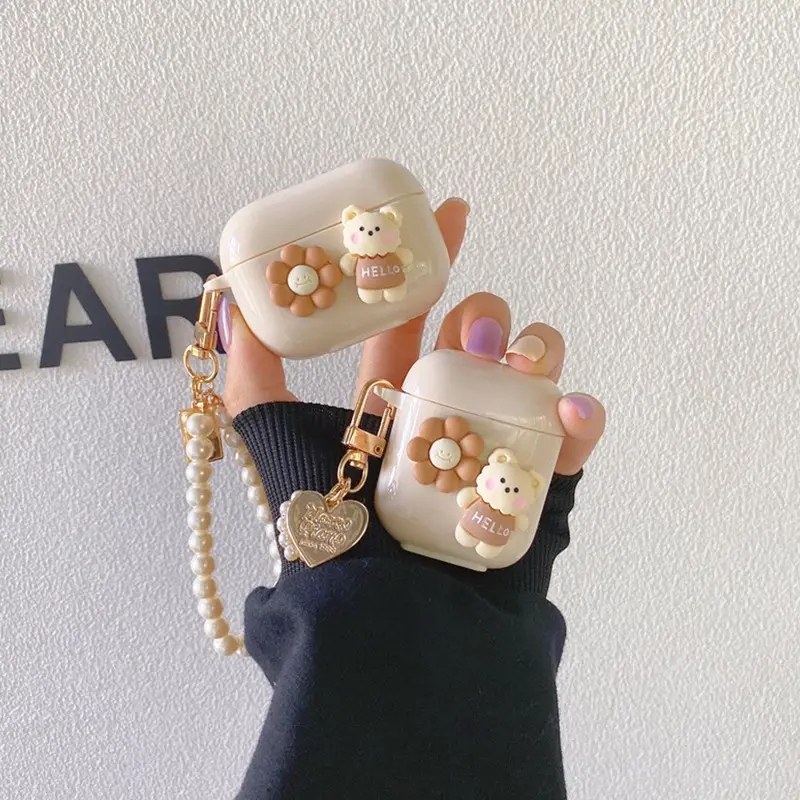 Three-generation Three-dimensional Flower Bear Niche Creative Silicone