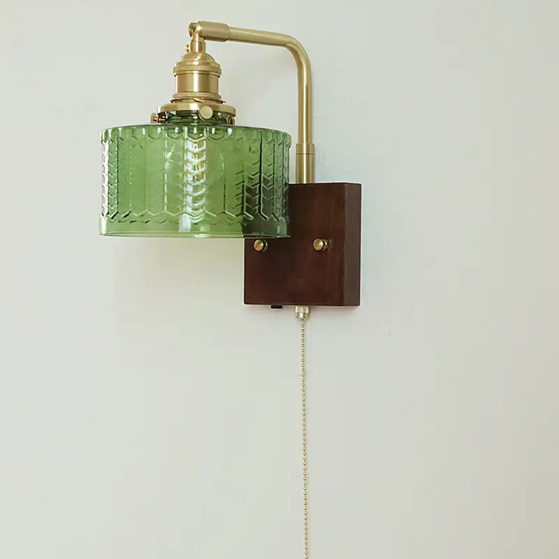 American Retro Wall Lamp Living Room Wall Light Bulb