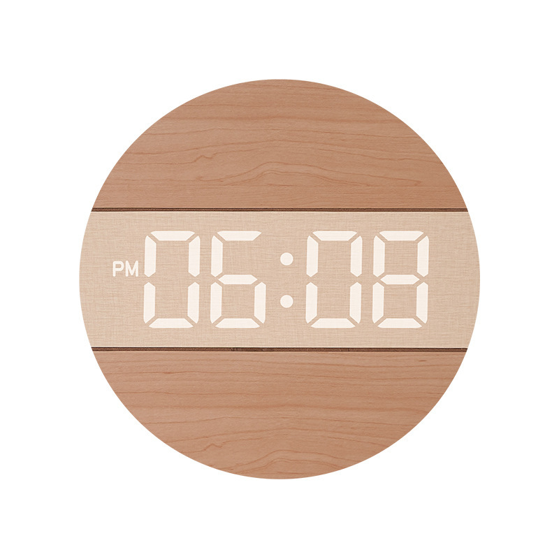 Creamy-style Home Wall Clock With A Unique Design