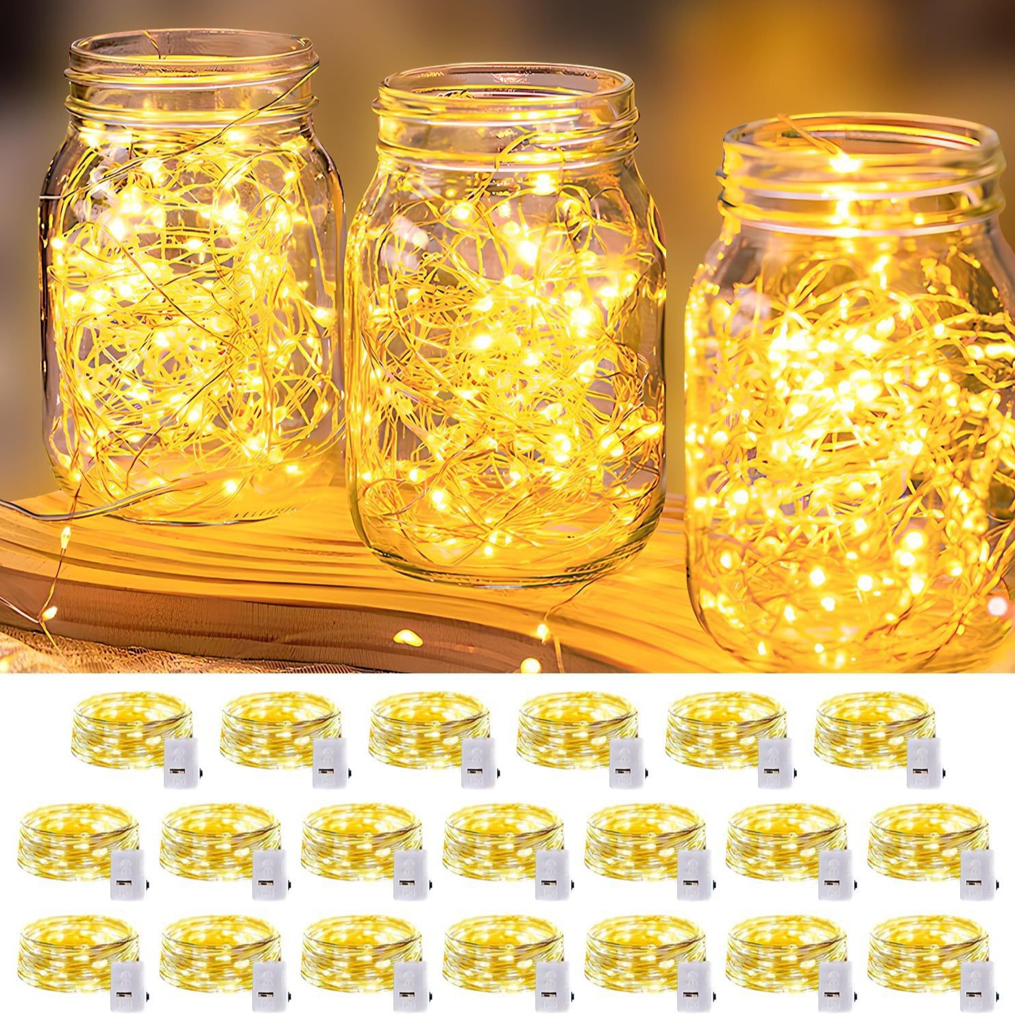 LED Waterproof Firefly Lights For Wedding Indoor Outdoor Christmas Garden