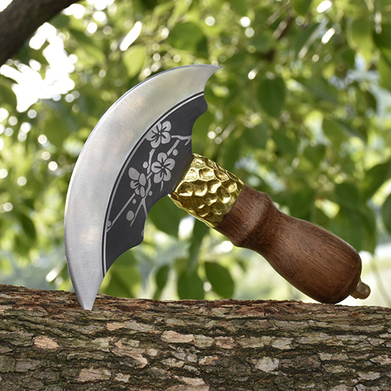 Hand-forged Leather Knife Longquan Household