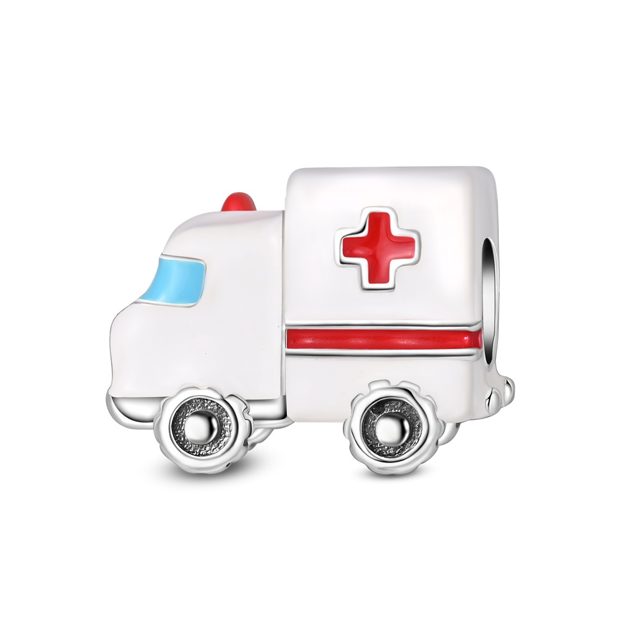 Silver-Plated Ambulance Bead, picture 4 of 4
