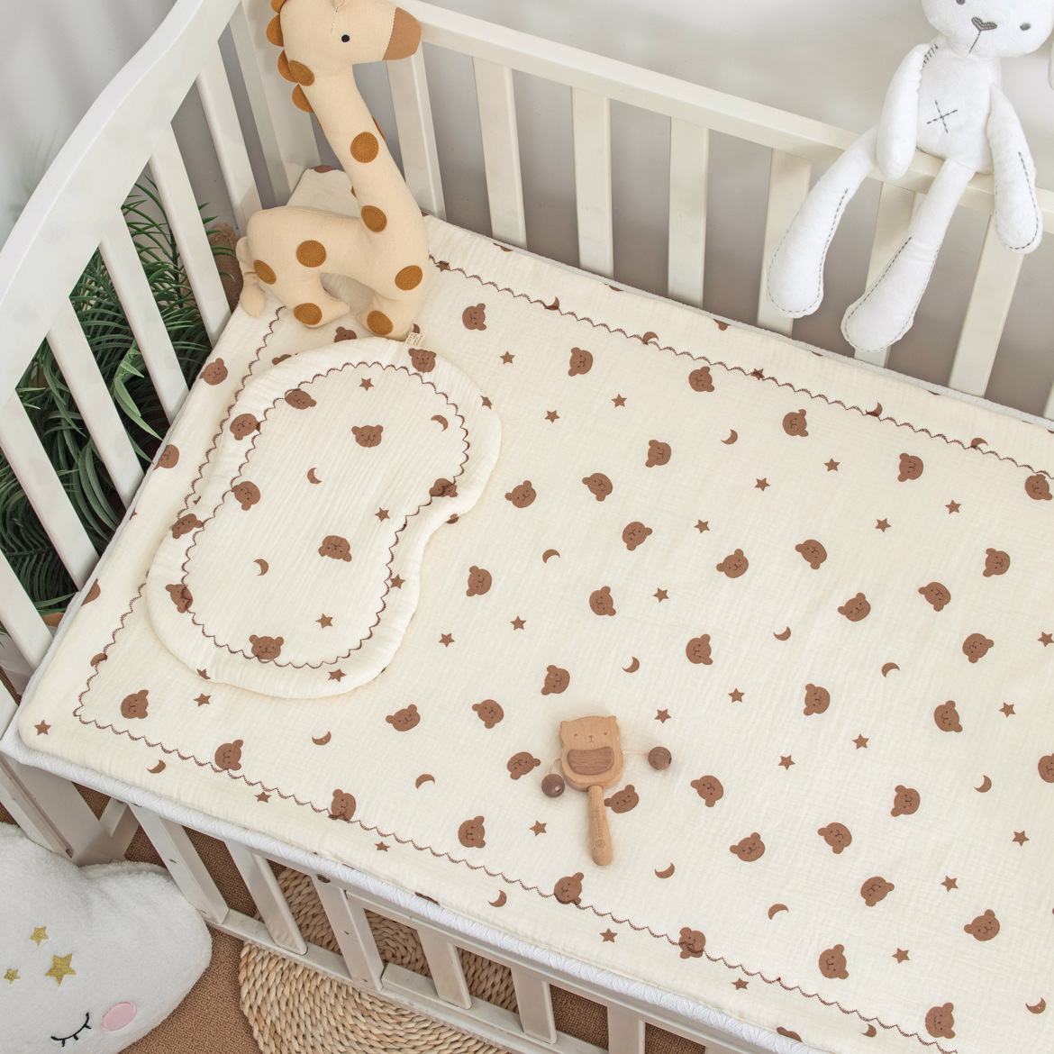 Newborn Pure Cotton Quilt And Mattress Pad