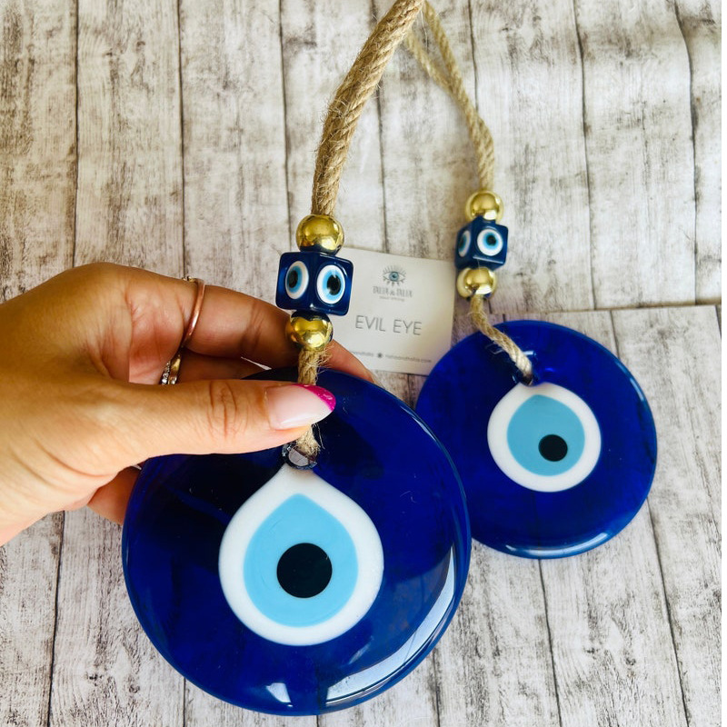 Title 5, Golden Balls Turkish Blue Eyes Decoration Inter...