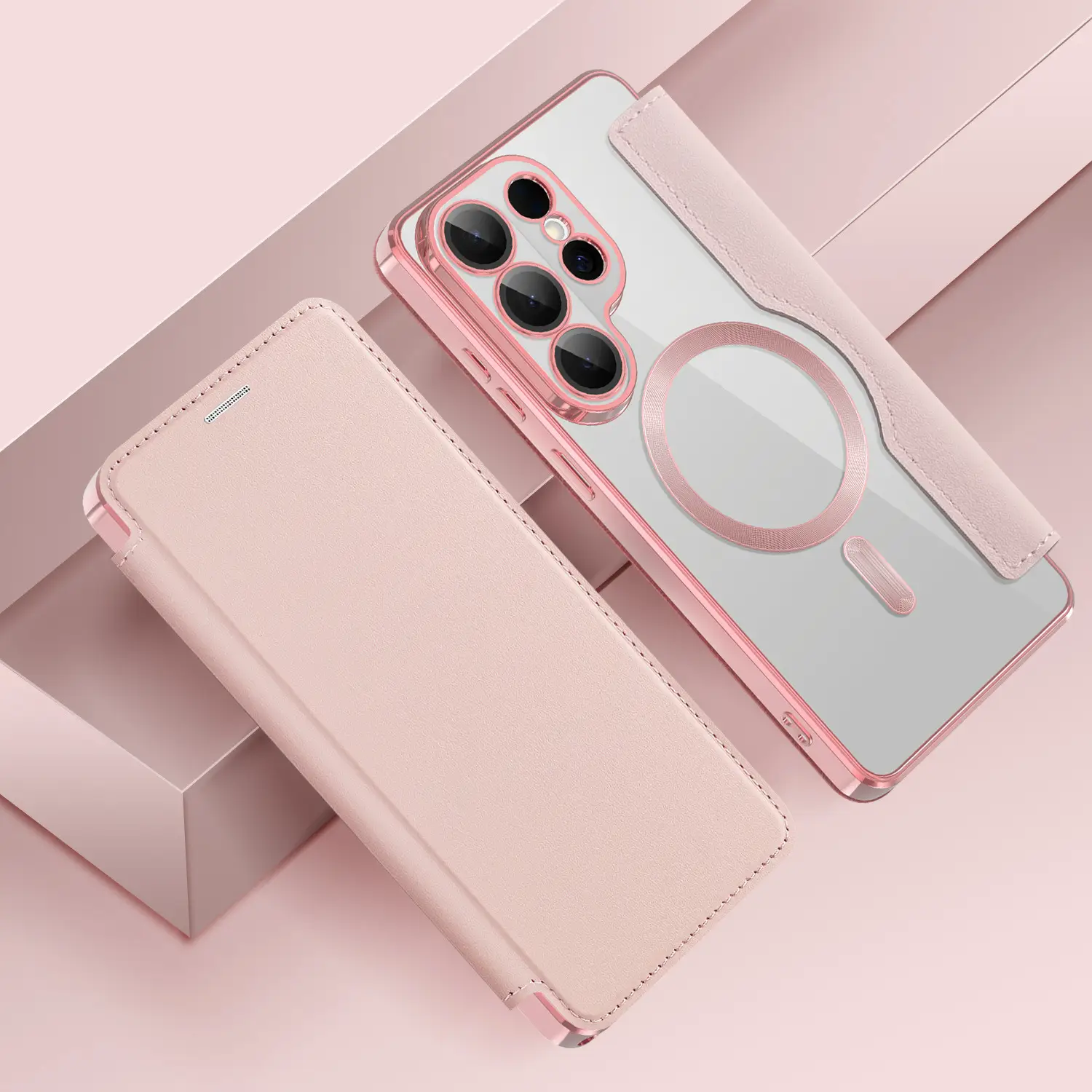 Magnetic Flip Leather Case Drop Proof Protective Phone Case
