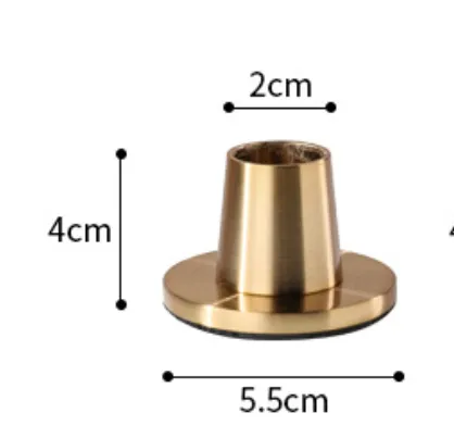 Metal Black Candlestick Decoration Gold - Shop at LoveMi