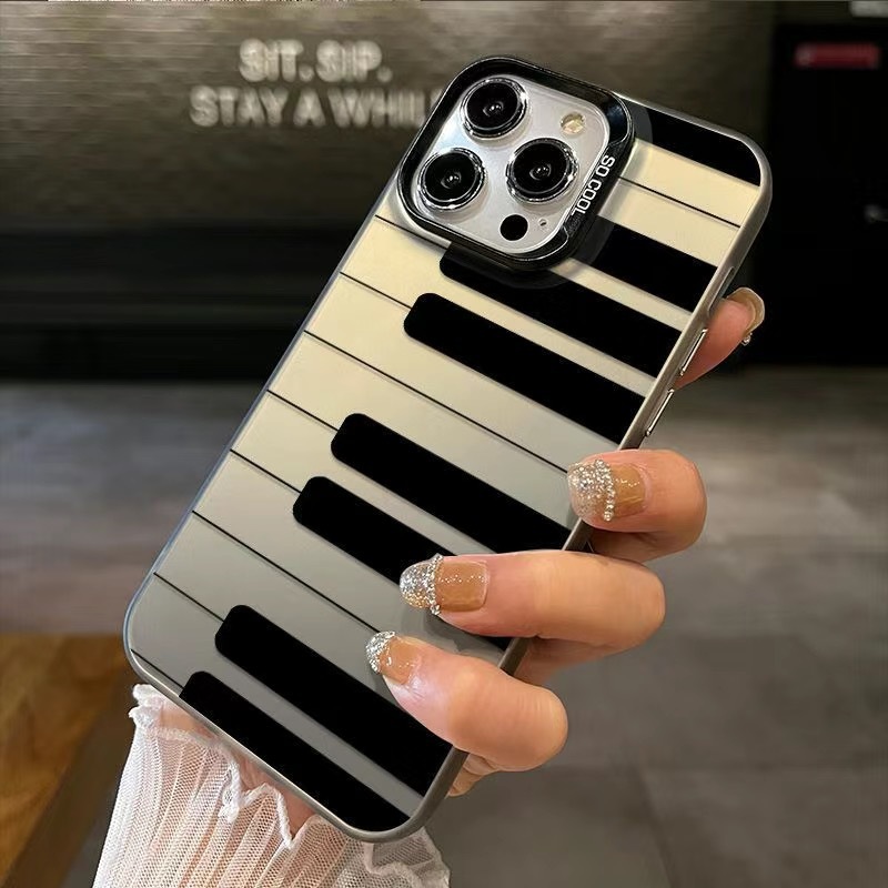 Black And White Piano Key-themed Phone Case