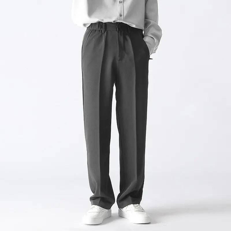 Straight Casual Trousers Loose Men Pants