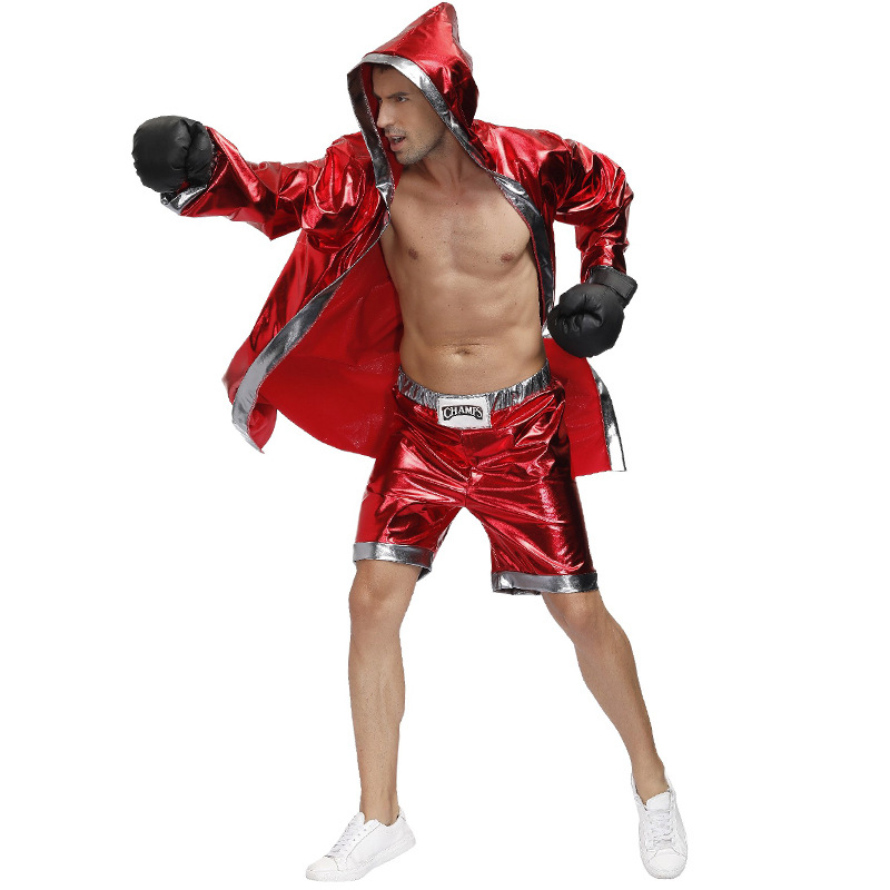 Red Couple Boxer Suit Cosplay