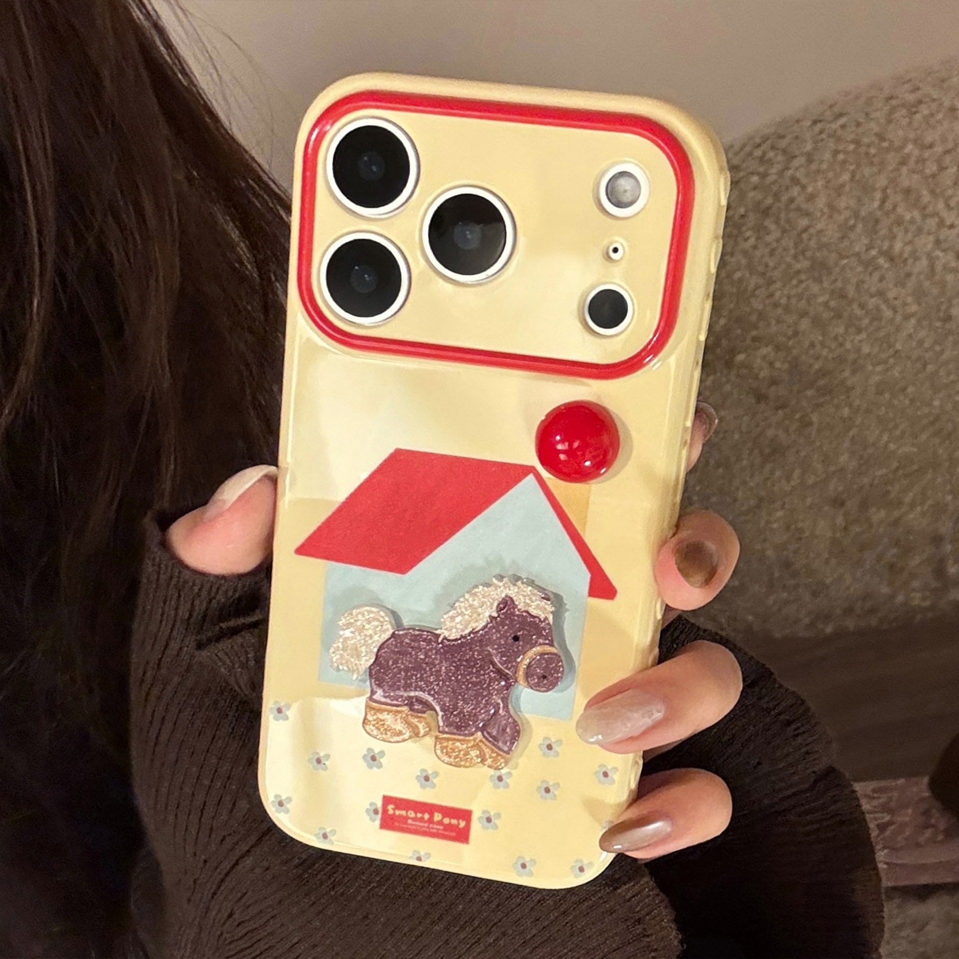 Hongri Little Horse 3D Cartoon Phone Case