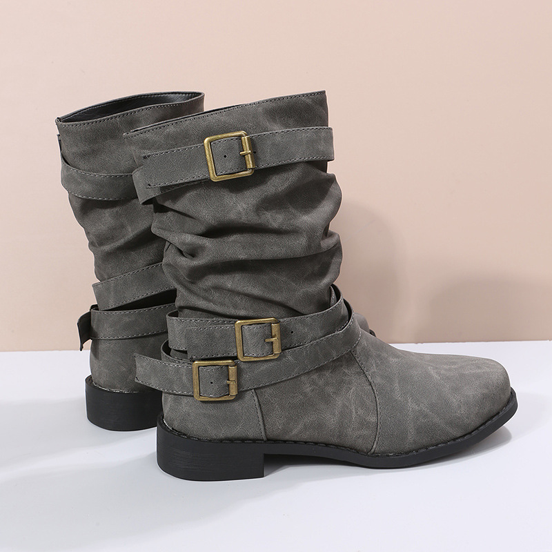 Title 15, Botas Femininas Martin Vintage Europeias e Amer...