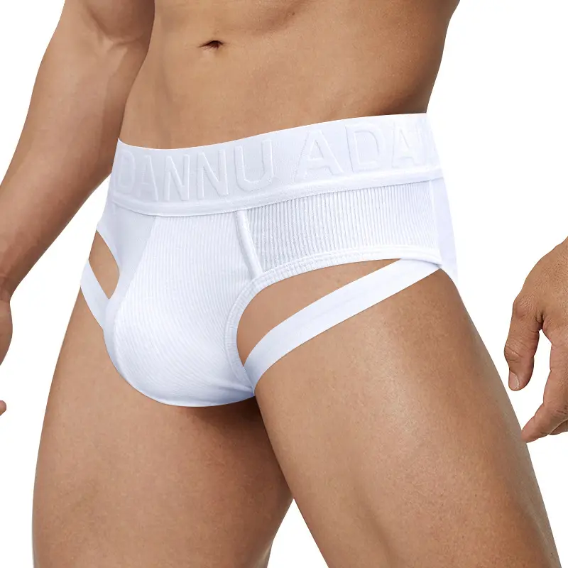 Men's Double Strap Low Waist Cotton Breathable