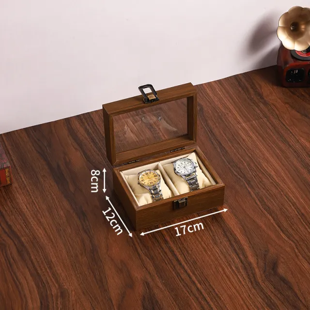 Black Walnut Color Soft Pillow Watch Storage Box Fw2 Bit Inner Meter - Shop at LoveMi