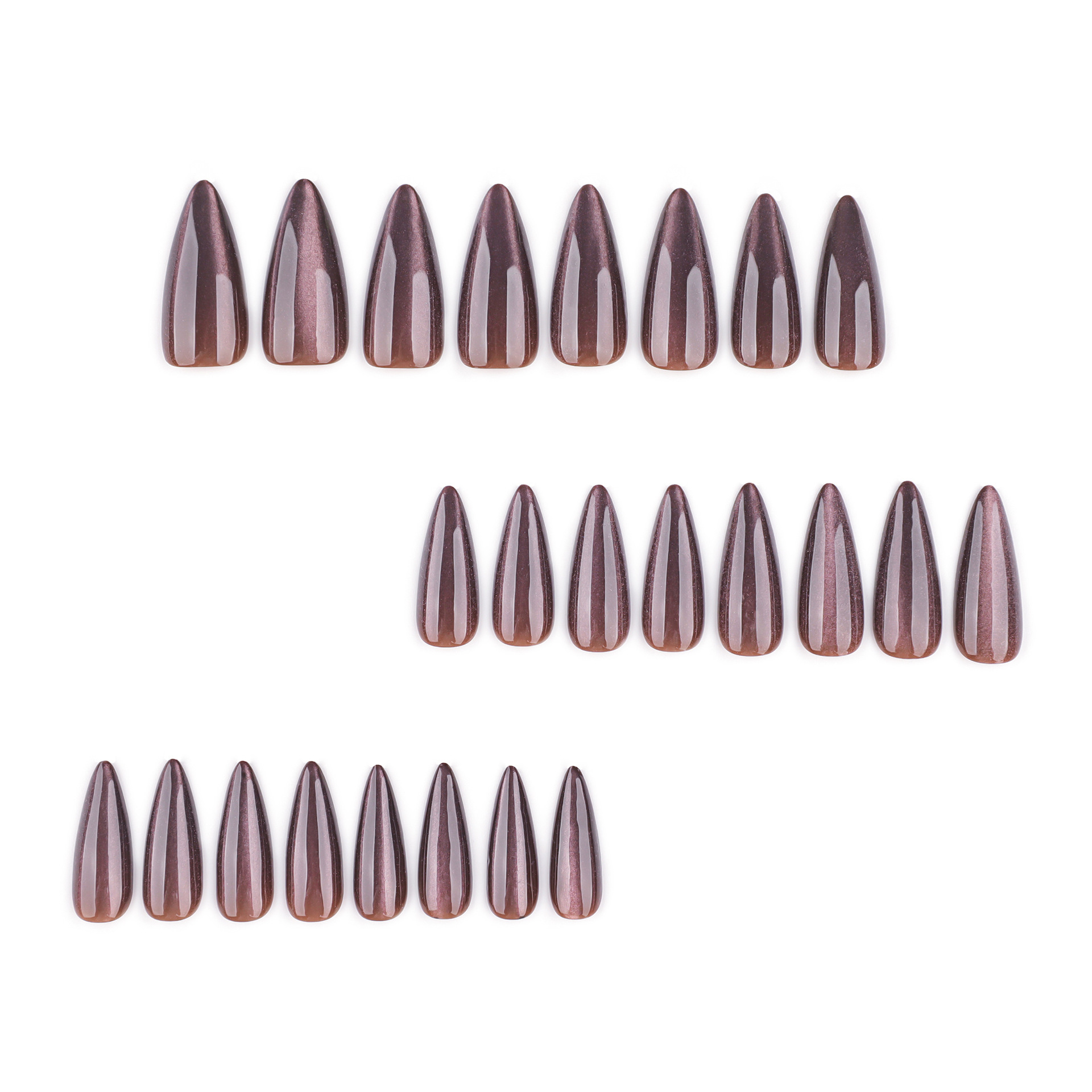 Almond-shaped Artificial Nails For Women