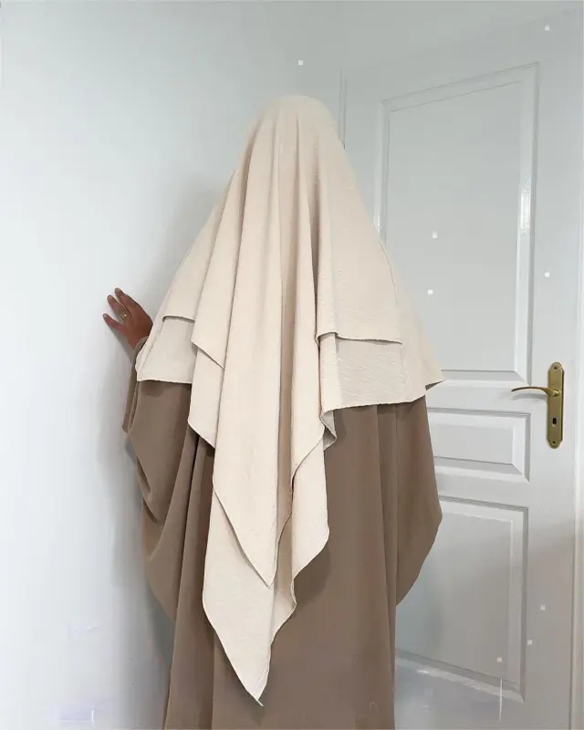 Middle East Indonesia Malay Women's Scarf Veil Apricot - Shop at LoveMi