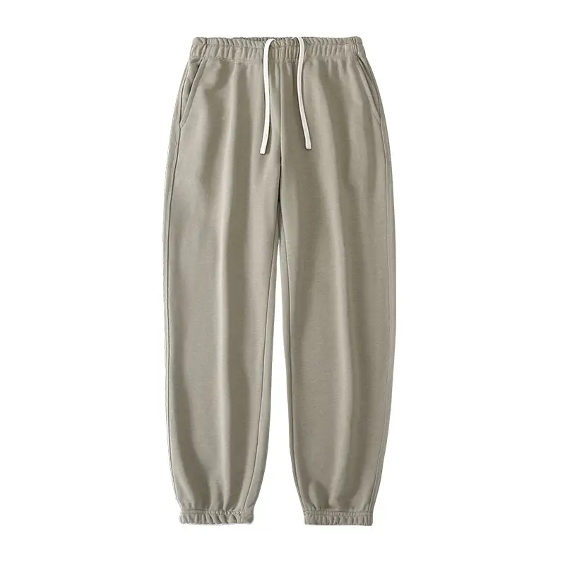 Loose Straight-leg Ankle-cuff Track Pants