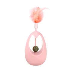 Catnip Ball Tumbler Cat Teaser Molar Cat Toy - Mint Cherry Blossom Powder - View 1