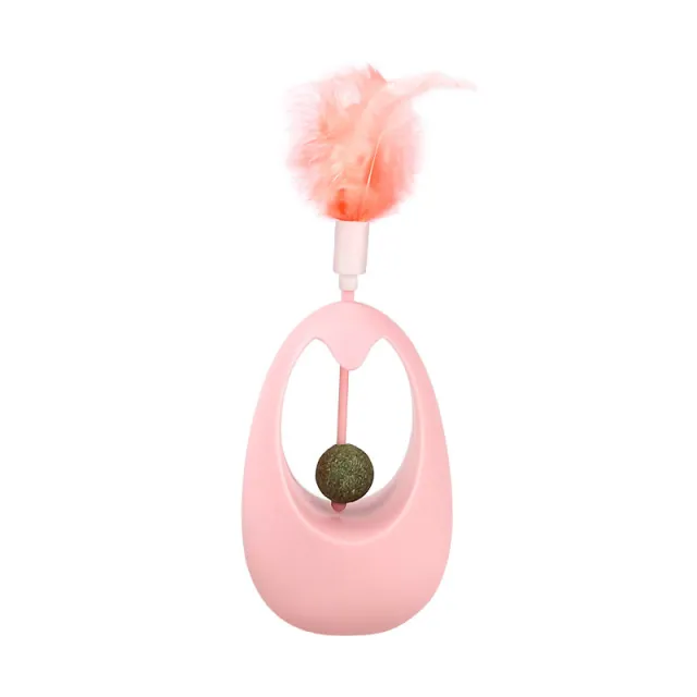 Catnip Ball Tumbler Cat Teaser Molar Cat Toy Mint Cherry Blossom Powder - Shop at LoveMi
