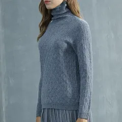 Autumn And Winter Woolen Sweater For Women Thickened - Grey - View 1