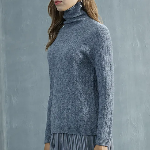 Autumn And Winter Woolen Sweater For Women Thickened Gray - Shop at LoveMi