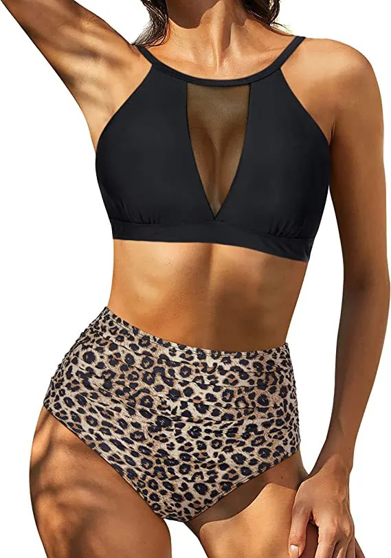Women's Fashion Split Swimsuit All match Bikini Figure 2 Xl - Shop at LoveMi