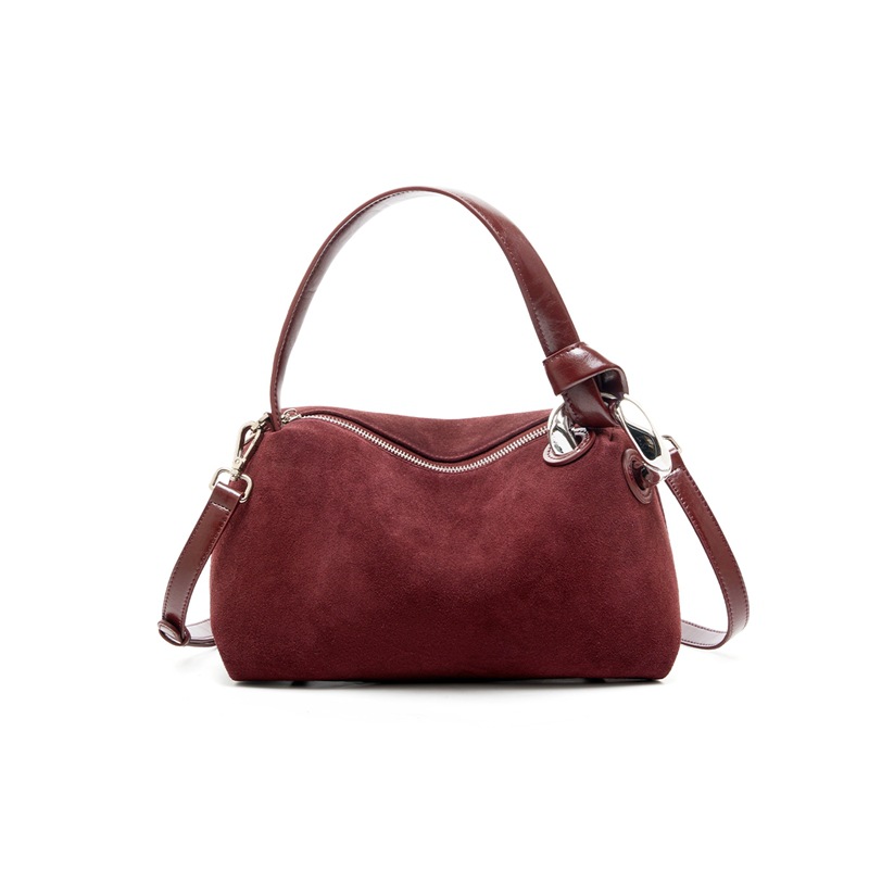 Womens Large-Capacity Commuter Leather Tote Bag