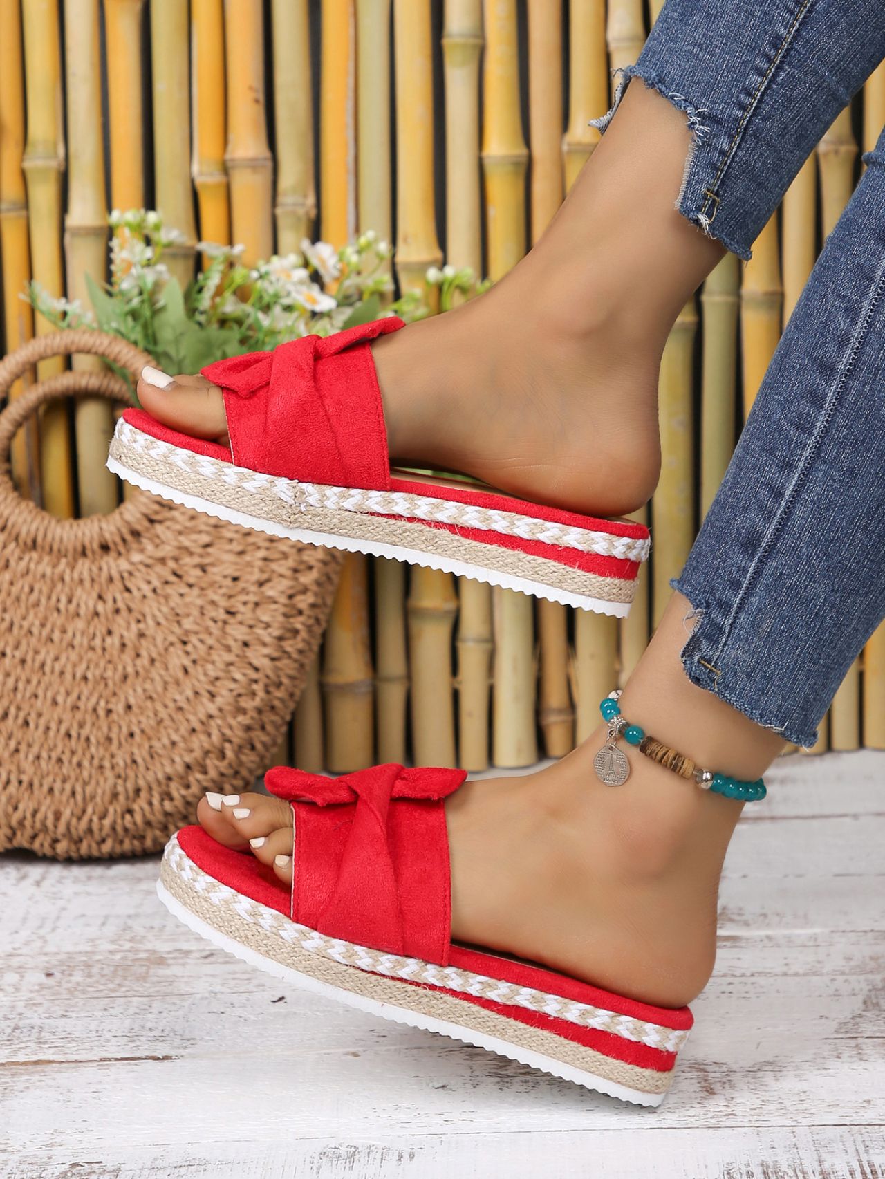 Women's Jute Rope Slippers - Outdoor Ready - Sarah Express