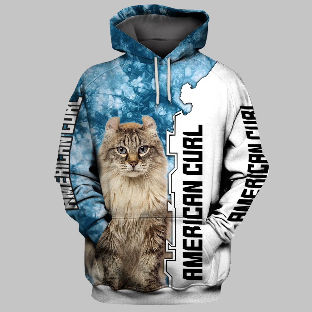 Title 2, Mens New Cartoon Hooded Sweater 3D Printing. C...