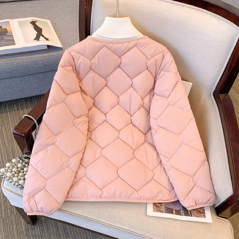 Loose Plus Size Lightweight Down Cotton-padded Warm Coat