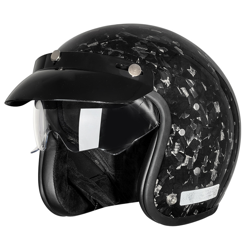 Carbon Fiber Electric Motorcycle Helmet Motorcycle Helmet