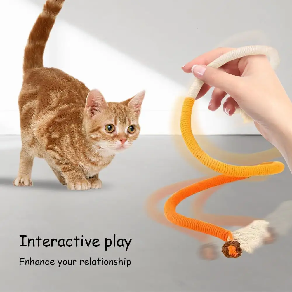 Bite Rope Self-Hi Relieving Stuffy Catnip Toy