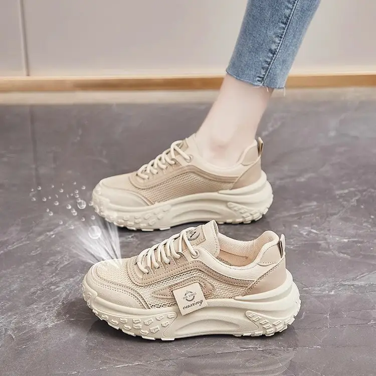 Womens Casual Soft-soled Breathable Mesh Sneakers