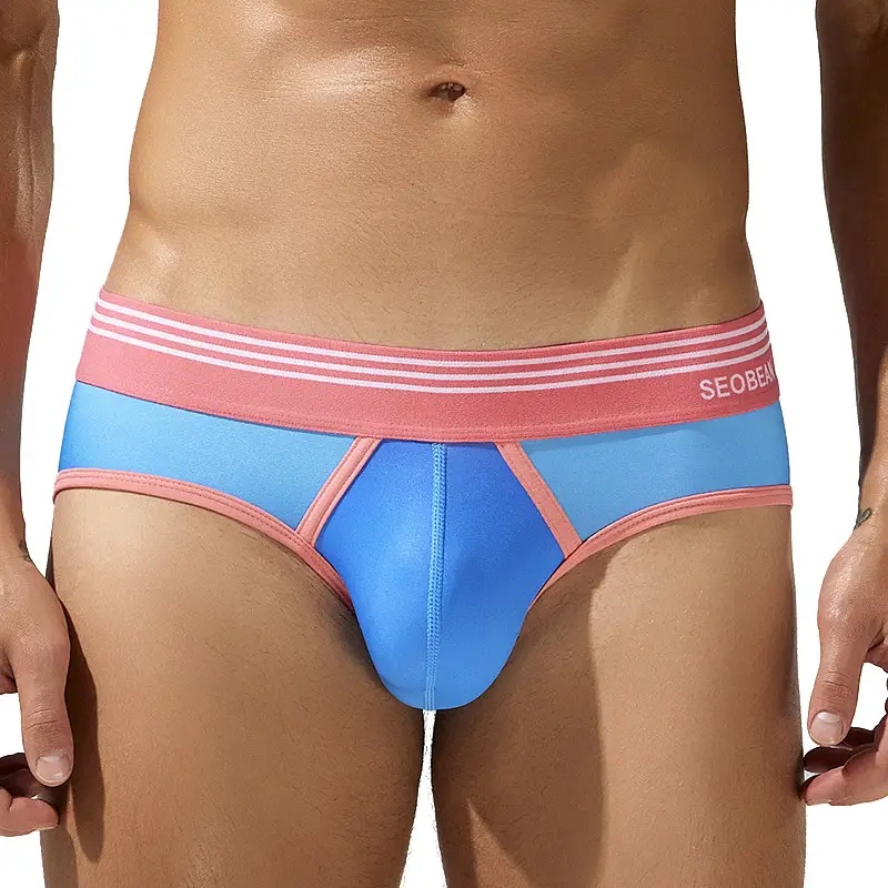 New Mens Briefs Fashionable Gradient Low-Rise Bulge-Pleasing Trendy Style