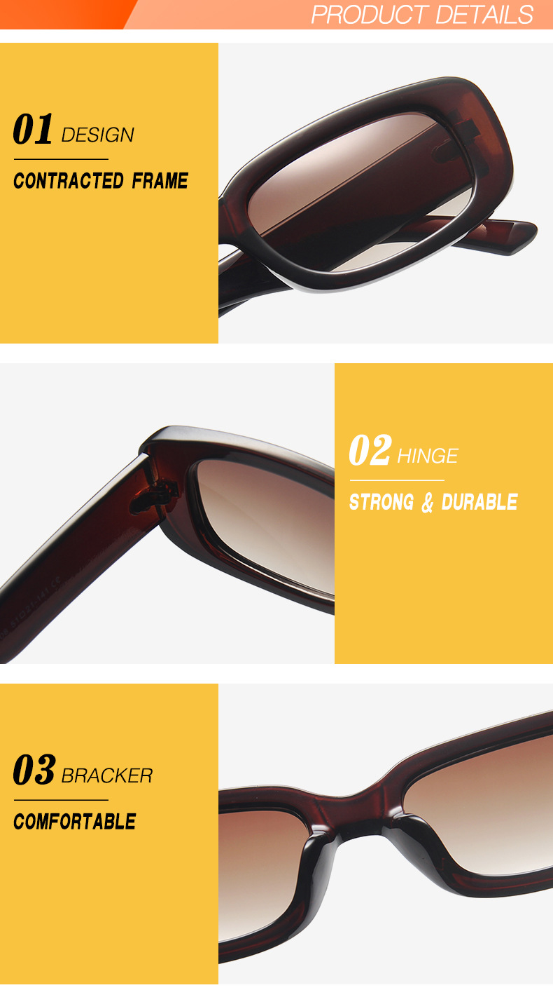 Title 22, Sunglasses Square Jelly Color Too Glasses