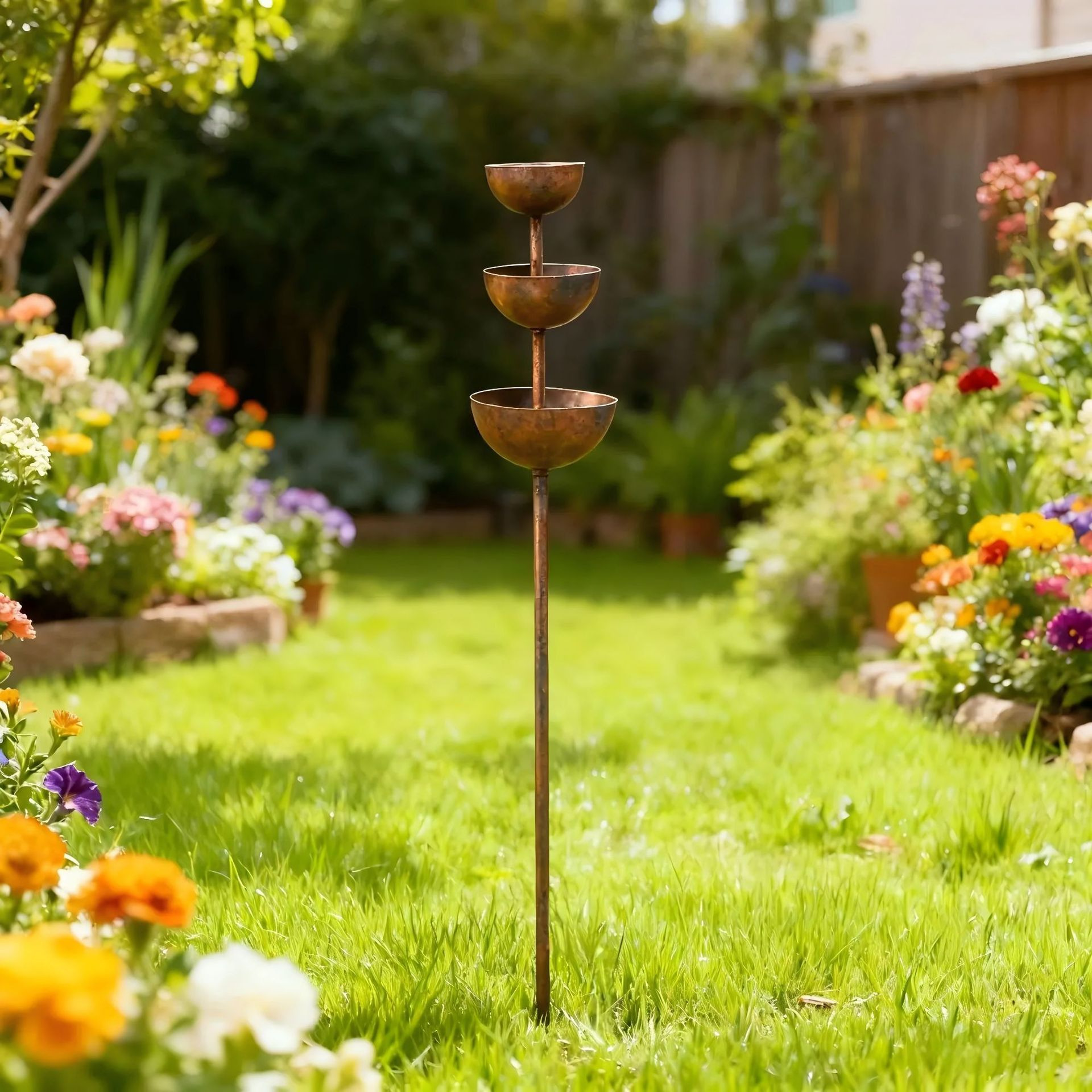 Rainwater Collector Plant Stand, picture 2 of 5