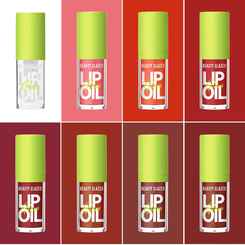 Moisturizing And Nourishing Lip Lacquer Transparent Oil Doodle Glass
